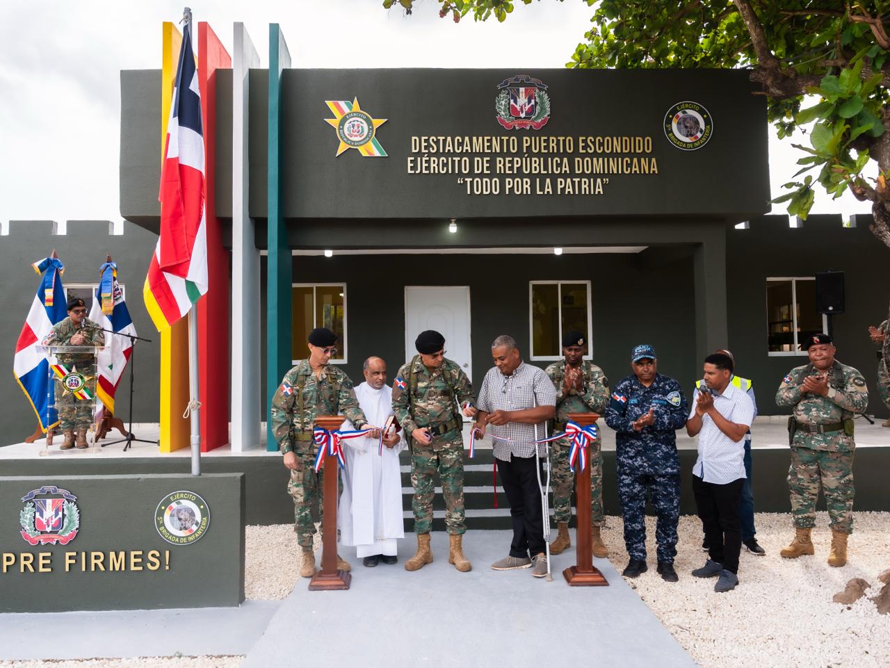 Ejército fortalece la frontera sur con la remodelación del destacamento de Puerto Escondido           