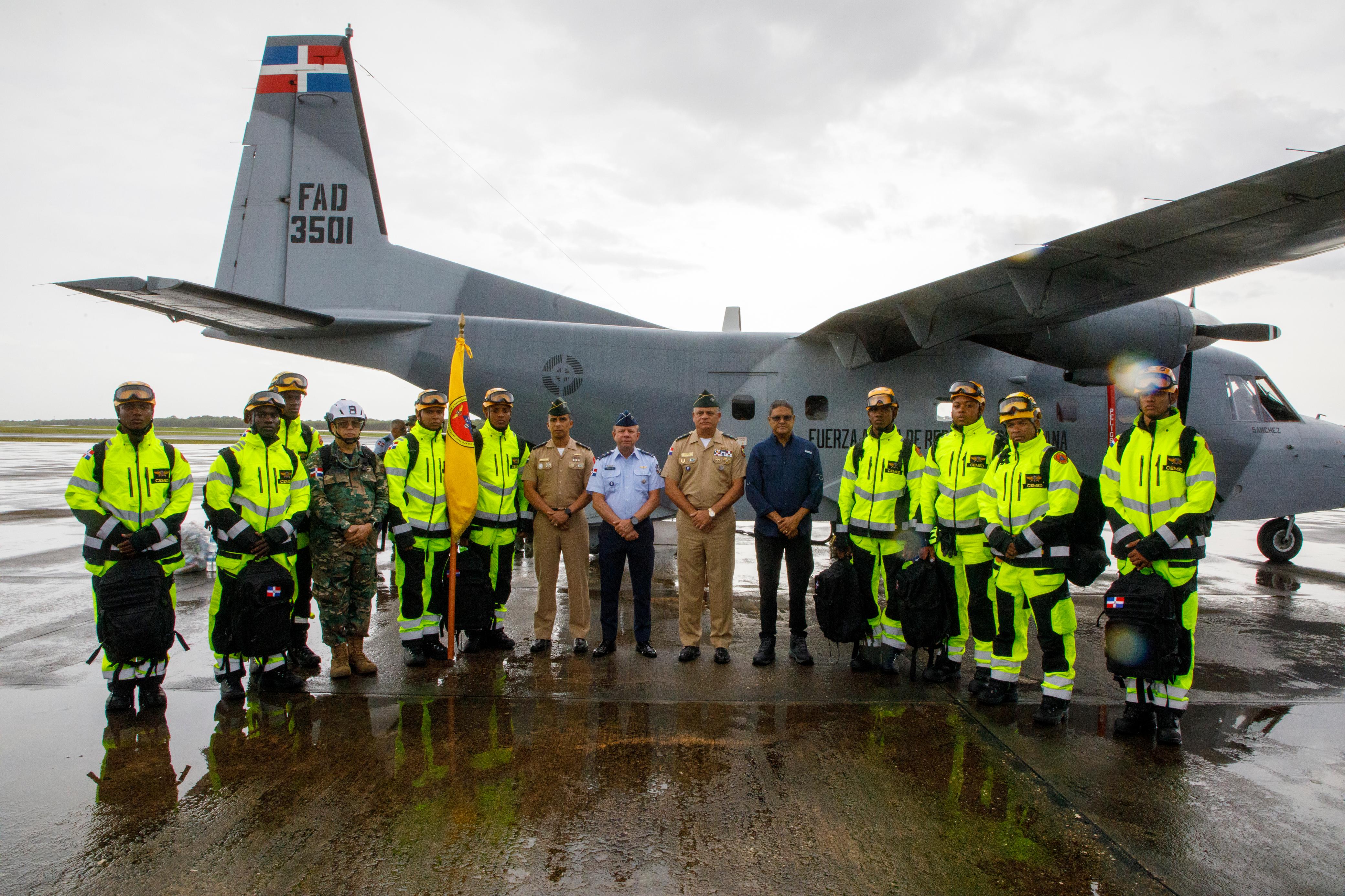 RD despliega equipo de las FF.AA. hacia Venezuela como parte de la Operación Quisqueya Solidaria 202
