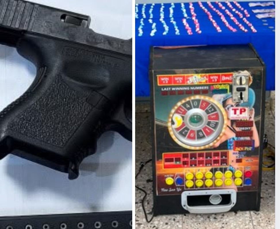 Policía ocupa drogas, armas y máquinas tragamonedas en operativos en Valverde, SDE y La Vega