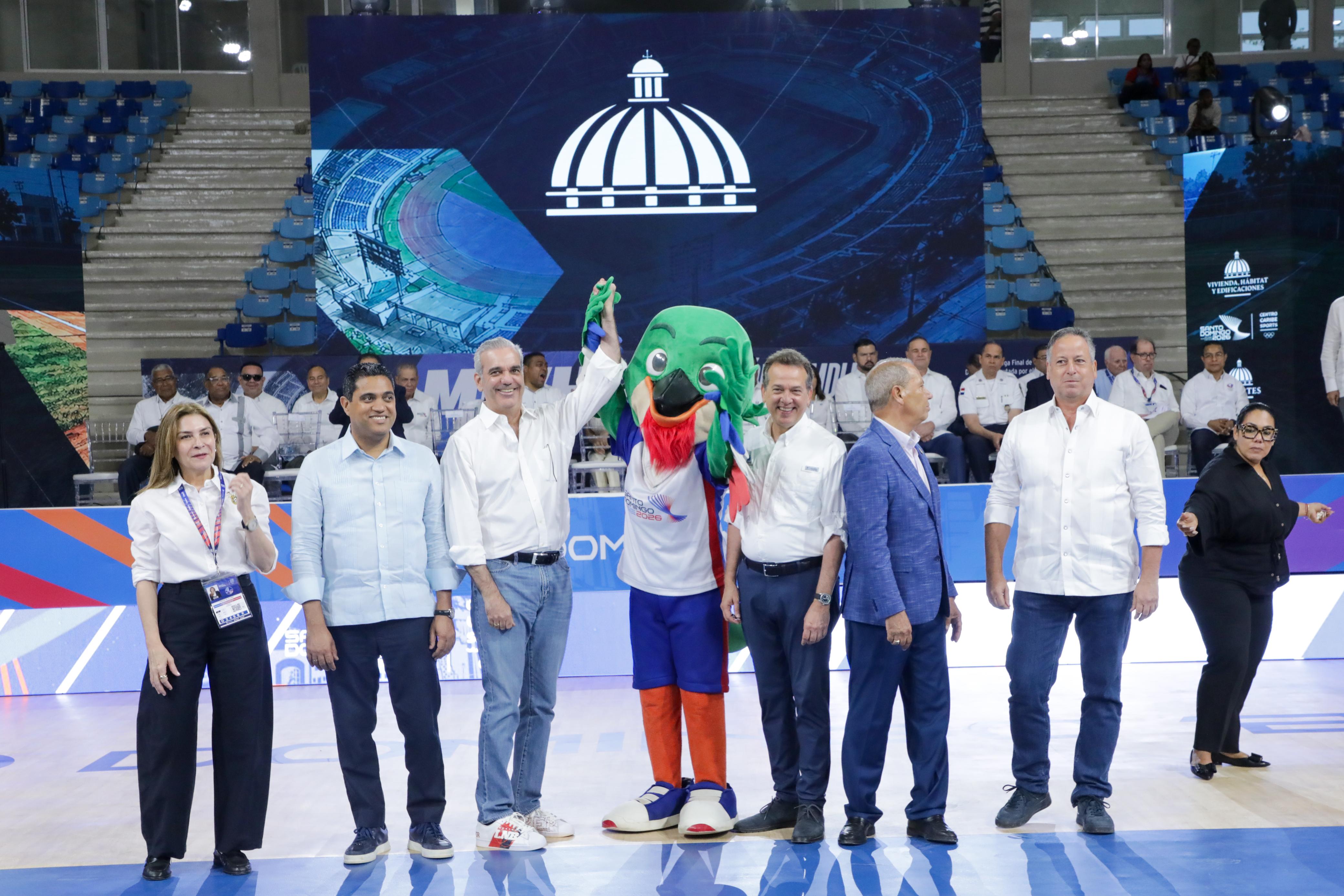 Presidente Abinader inaugura pabellones de voleibol y taekwondo  previo a inicio Juegos Centroamericanos 