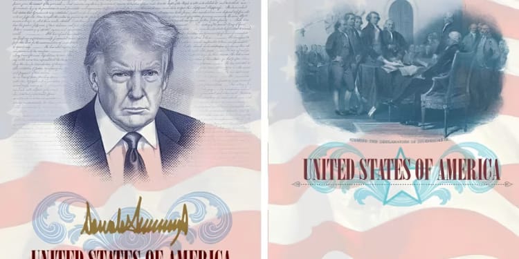 EE.UU. expedirá desde este sábado 8 de agosto pasaportes con imagen de Trump