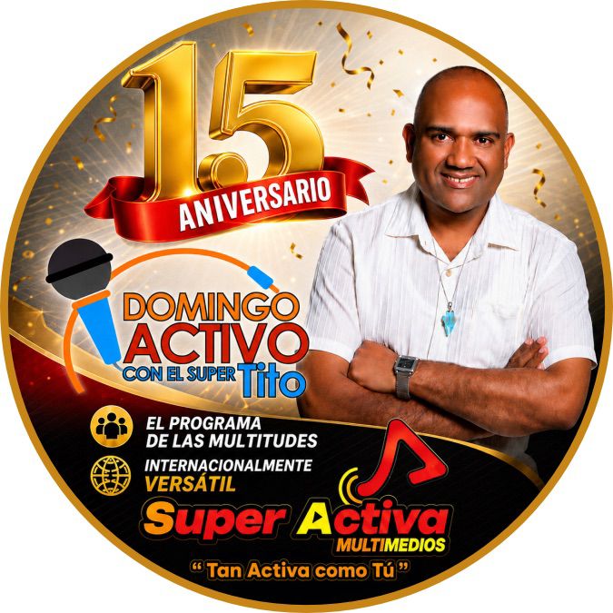 Revista de variedades, Domingo Activo con Super Tito celebra 15 años 